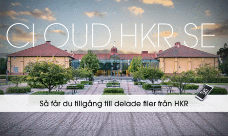 hkr.cloud.hkr och texten: Så får du tillgång till delade filer från Cloud HKR