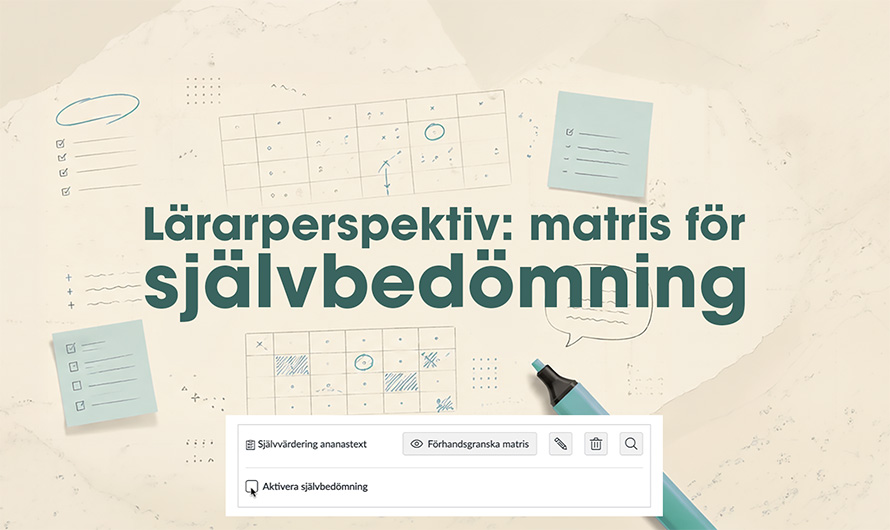 Matris för självbedömning – lärarens perspektiv