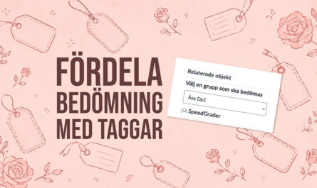 Fördela bedöming med taggar
