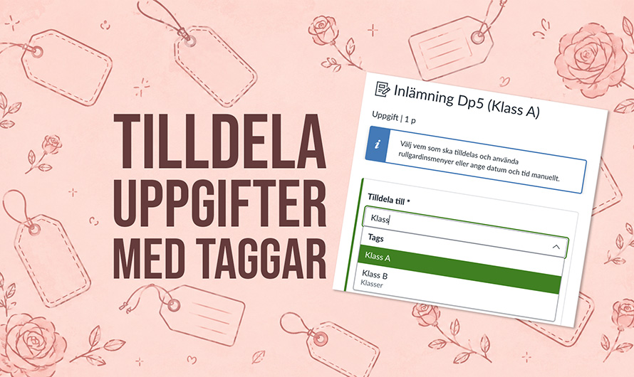 Tilldela uppgifter med taggar