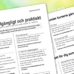 Bild av checklista på prästkragar